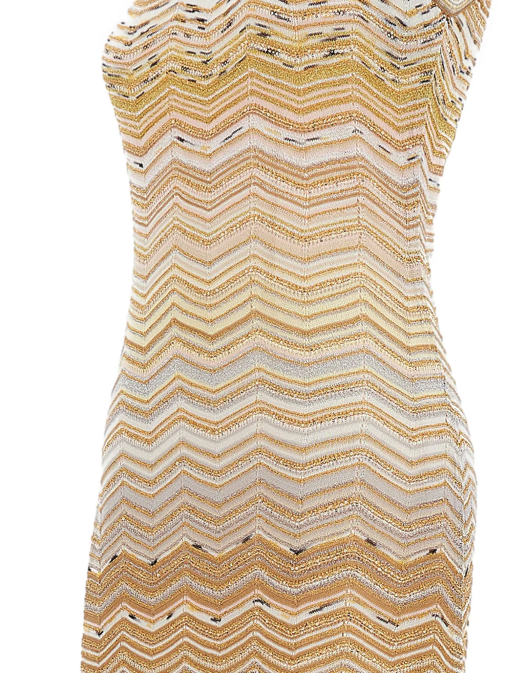Missoni Asymmetrische maxi-jurk Beige