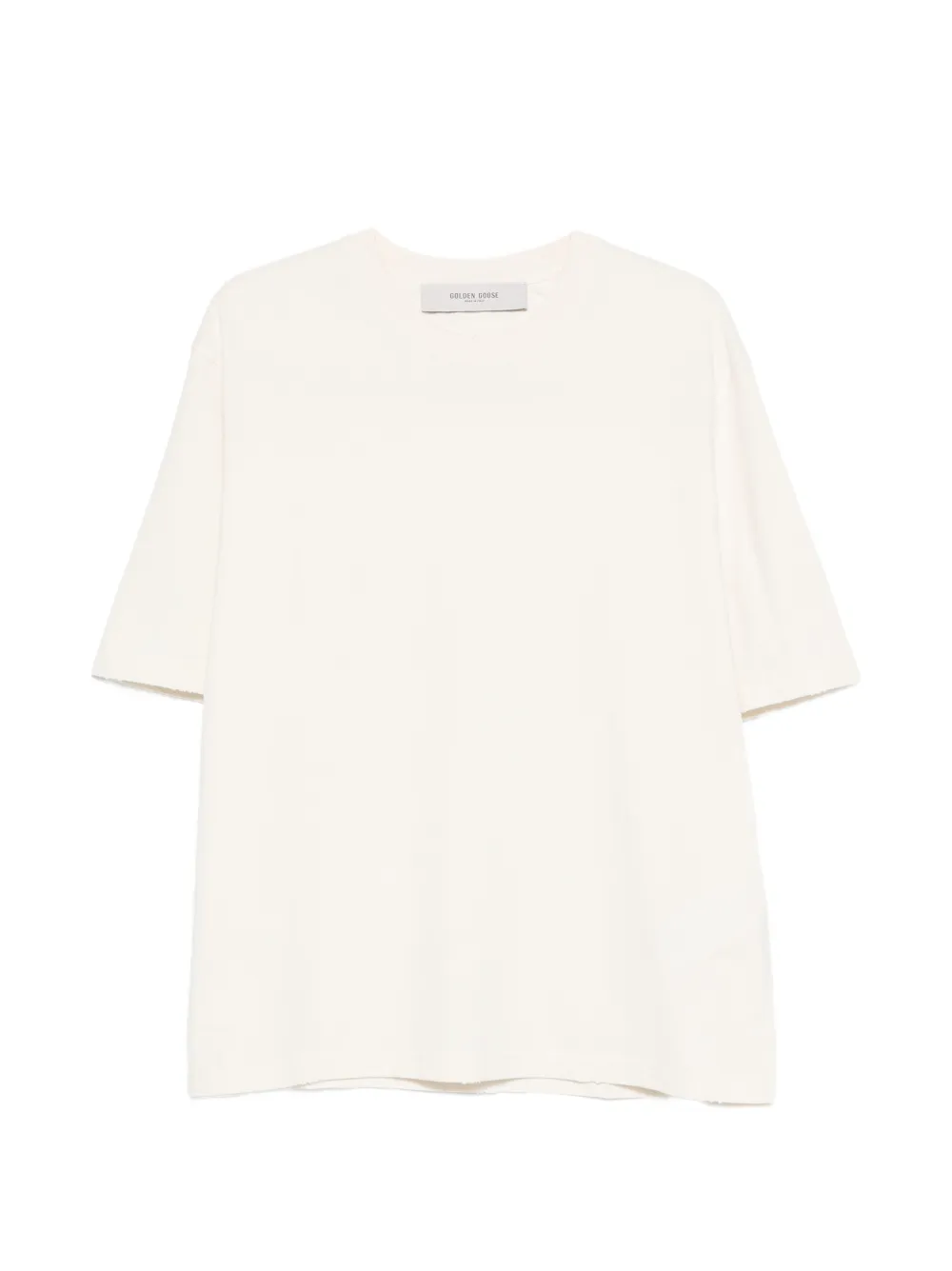 Golden Goose logo-detail T-shirt - Toni neutri