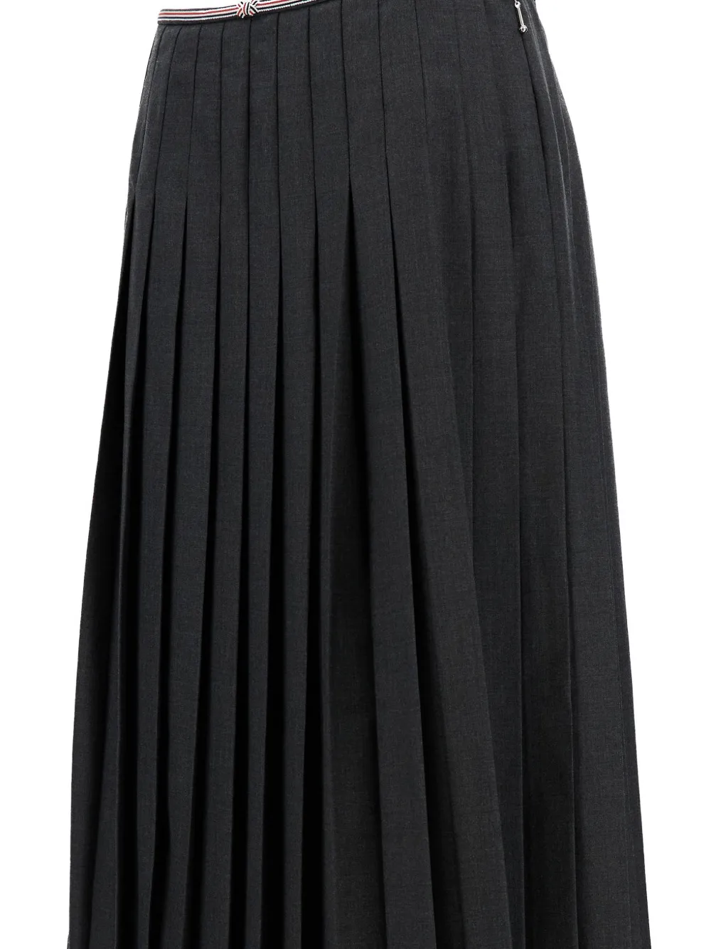 Thom Browne Midi-plooirok Grijs