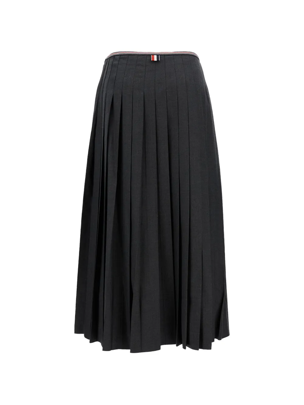 Thom Browne Midi-plooirok Grijs