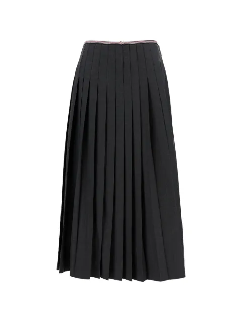 Thom Browne pleated midi skirt