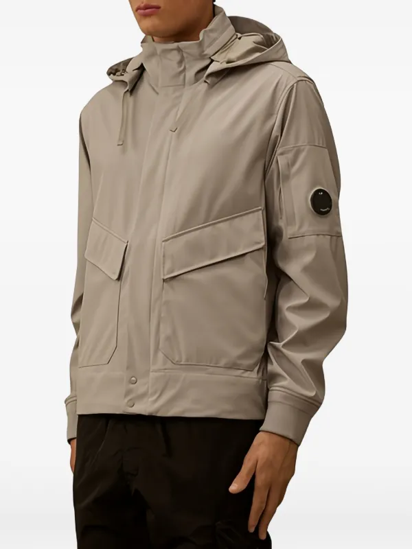 C.P. Company C.P. Shell ジャケット C.P. Company C.P. Shell-R Hidden Hood Lens Jacket | Neutrals