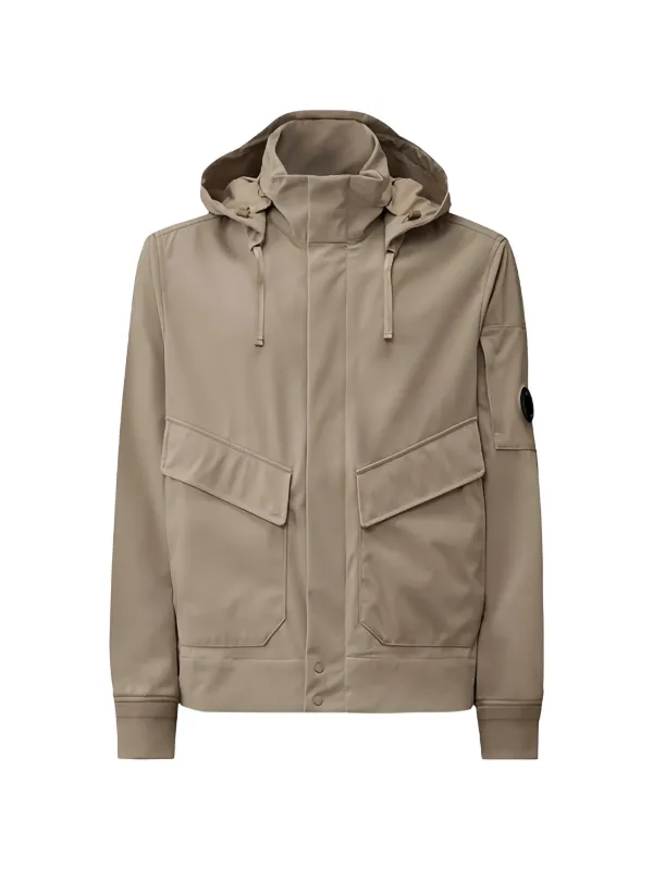 C.P. Company C.P. Shell ジャケット C.P. Company C.P. Shell-R Hidden Hood Lens Jacket | Neutrals