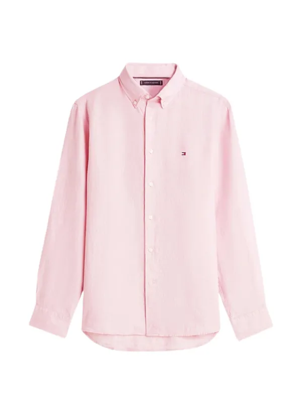 Tommy Hilfiger ピグメントダイ シャツ | ピンク | FARFETCH JP