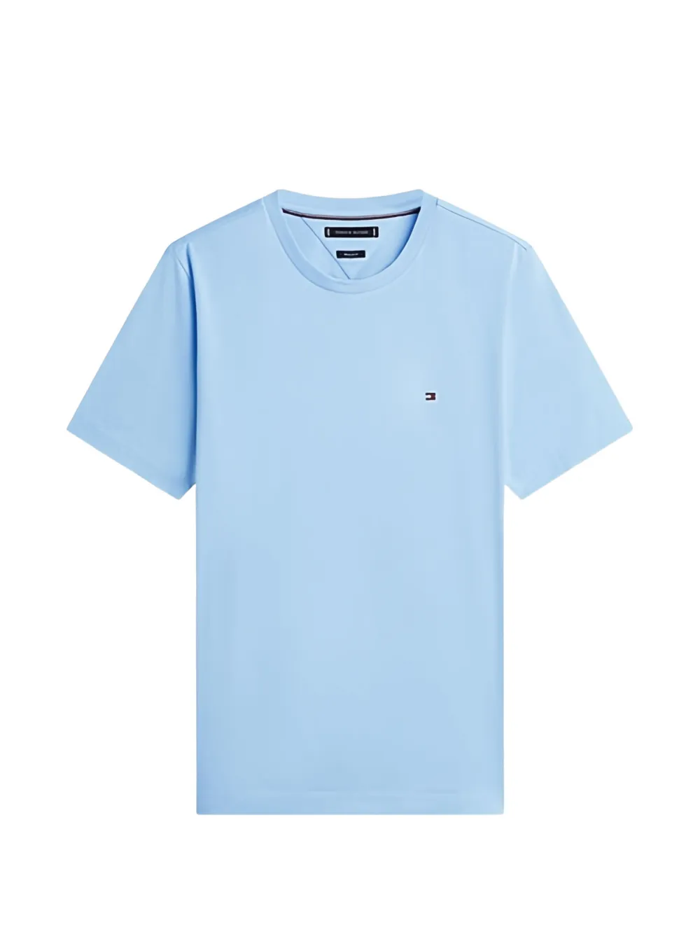 Tommy Hilfiger T-shirt con logo ricamato - Blu