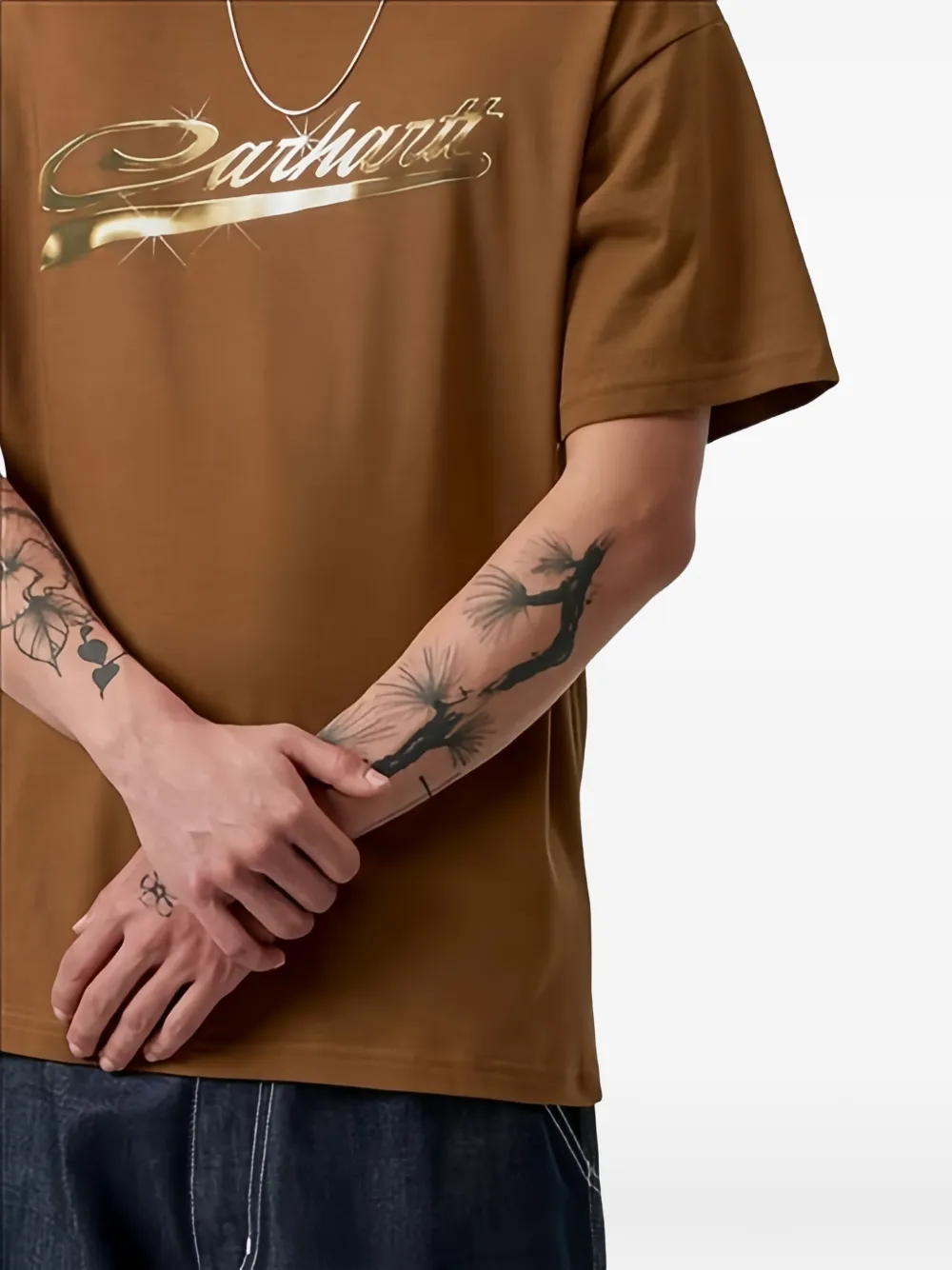 Carhartt WIP Vroooom T-shirt Bruin