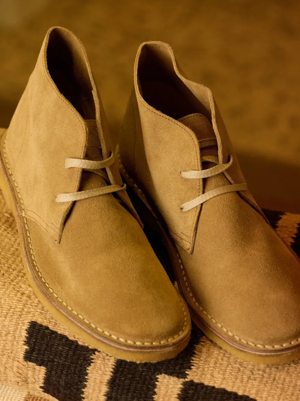 Fortela Enkellaarzen met veters Beige