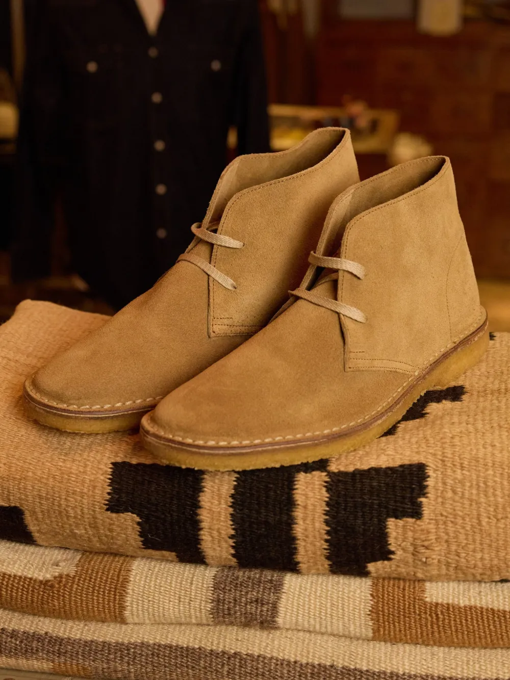 Fortela Enkellaarzen met veters Beige