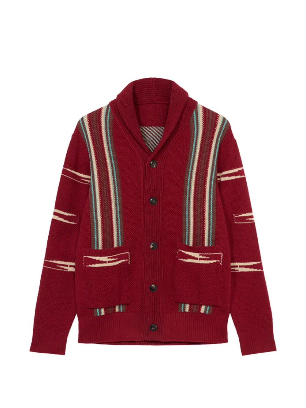 Fortela Henryc cotton cardigan - Rosso