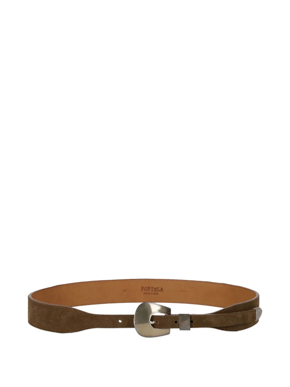 Fortela Alabama suede belt - Marrone