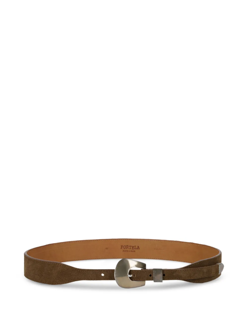 Fortela Alabama suede belt - Marrone