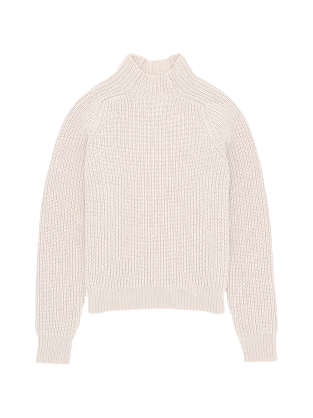 Fortela Leona1 high-neck ribbed sweater - Toni neutri