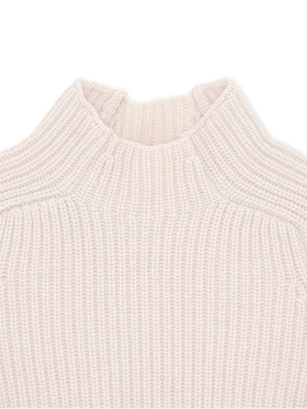Fortela Leona1 High-neck Ribbed Sweater in Neutrals, view 5