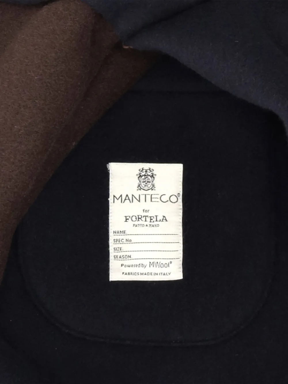  Fortela Amedeo Single-breasted Coat - Blue 