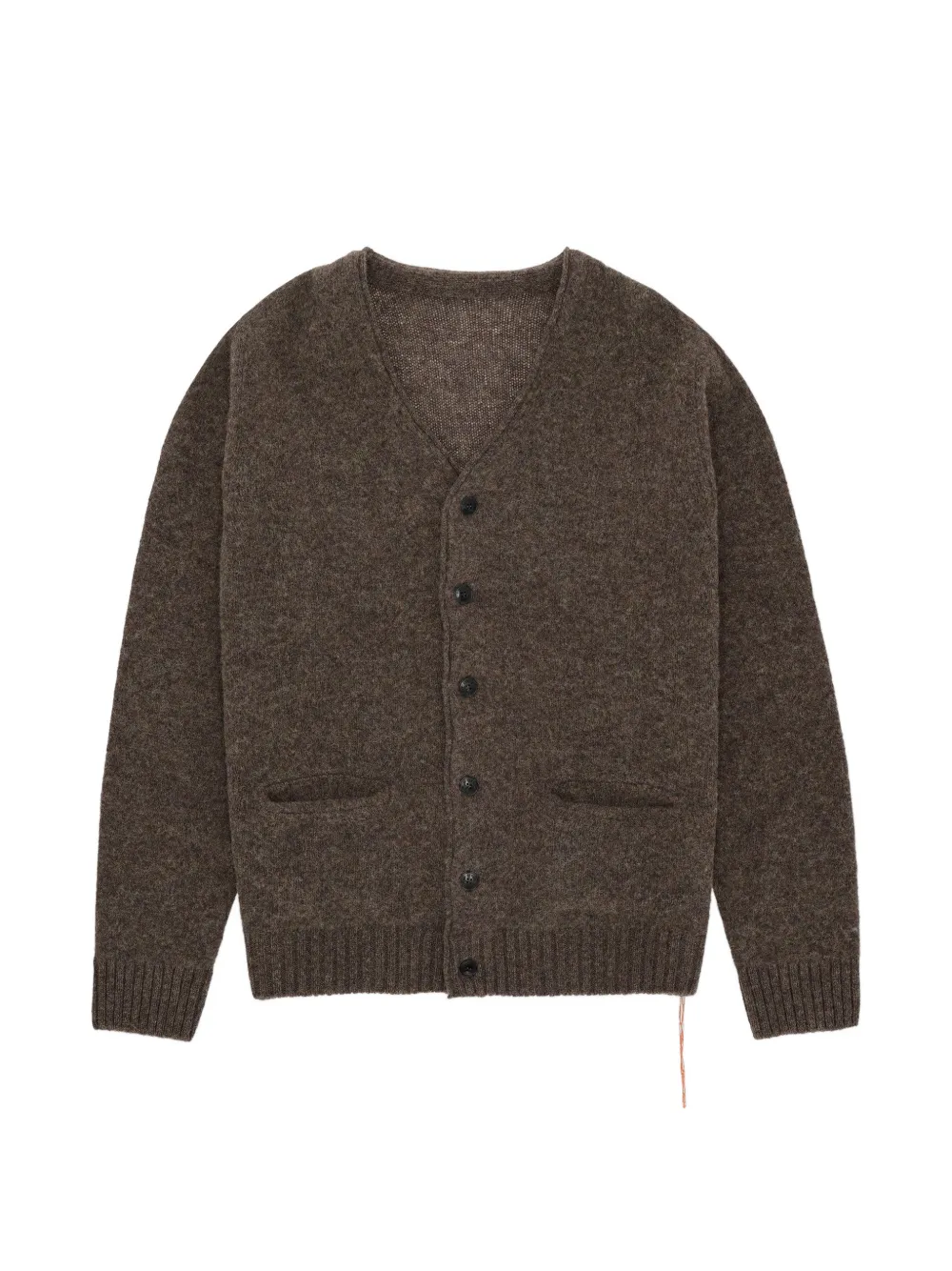 Fortela Edmund buttoned cardigan - Marrone