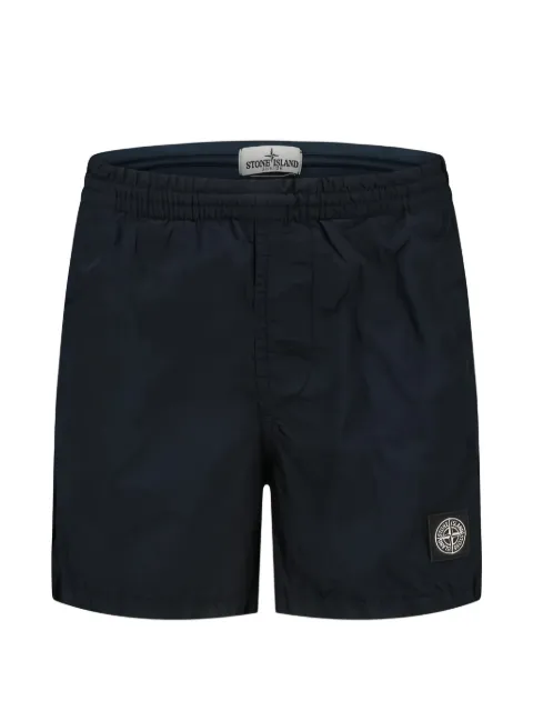 Stone Island Junior logo patch shorts