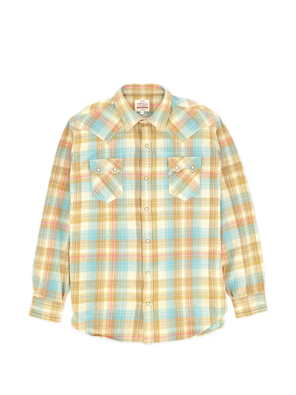 Fortela Josh checked shirt - Giallo