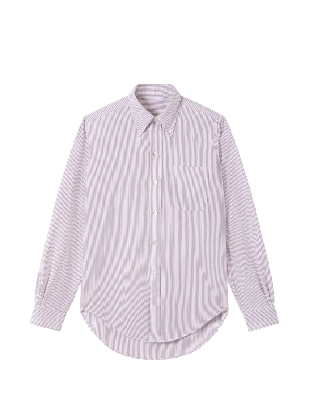 Fortela striped button shirt - Bianco