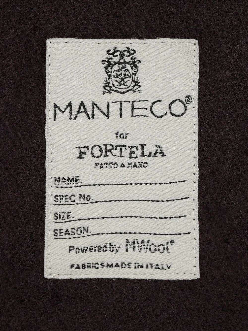  Fortela Pepper Virgin Wool Overshirt - Red 