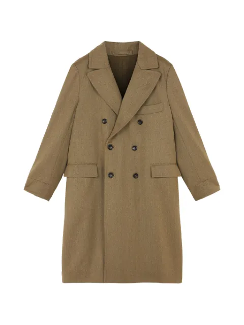 Fortela Serwilliam double-breasted flap-pocket coat