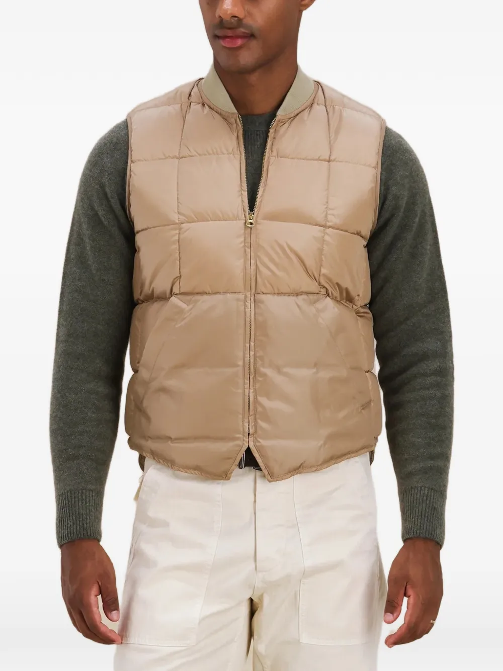 Fortela Vest2 gewatteerd mouwloos gilet Beige