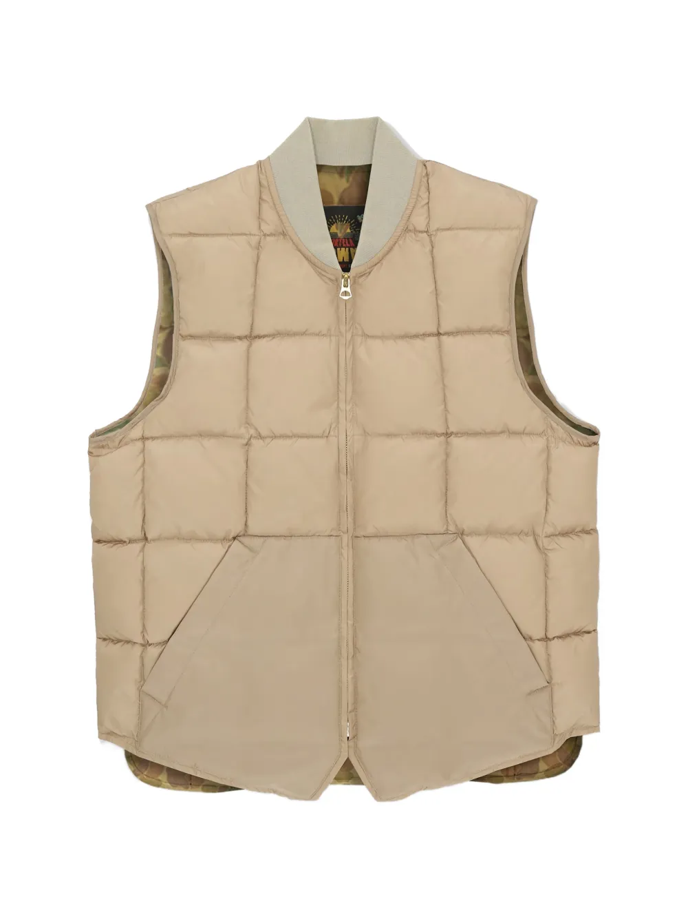 Fortela Vest2 padded sleeveless waistcoat - Neutrals