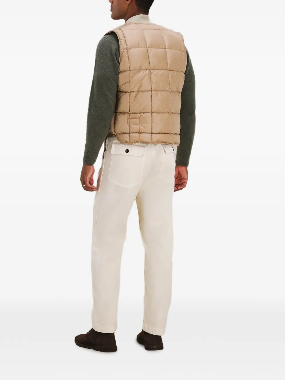 Fortela Vest2 gewatteerd mouwloos gilet Beige
