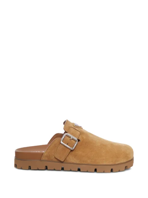 Prada logo-plaque mules