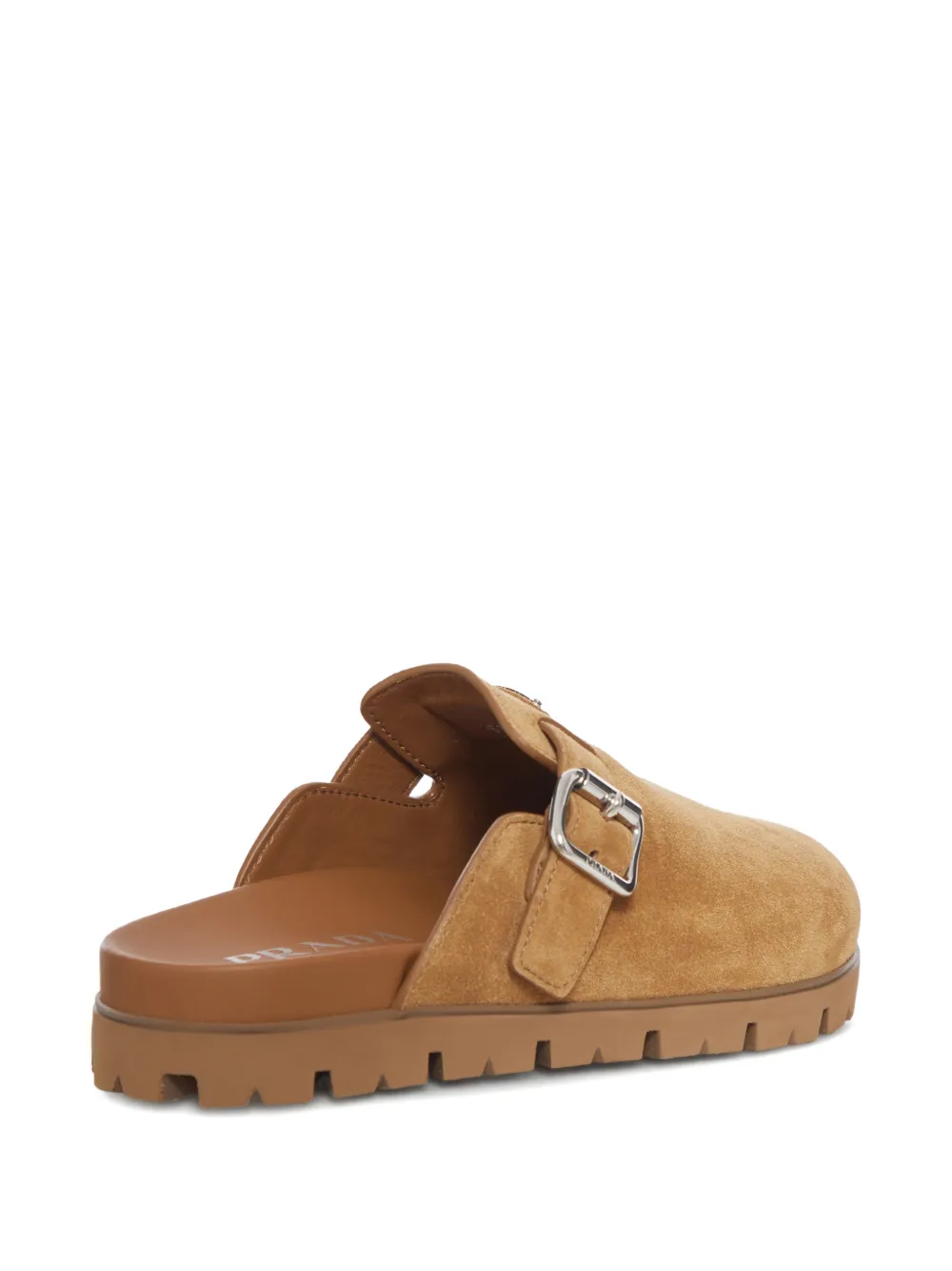 Prada logo-plaque mules Bruin