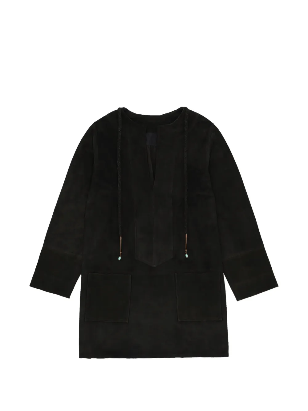 Fortela patch-pocket mini dress - Nero