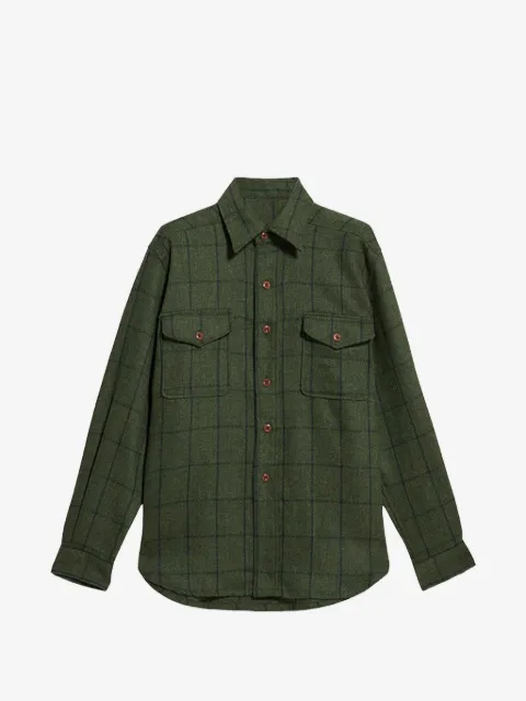 Fortela checked buttoned overshirt