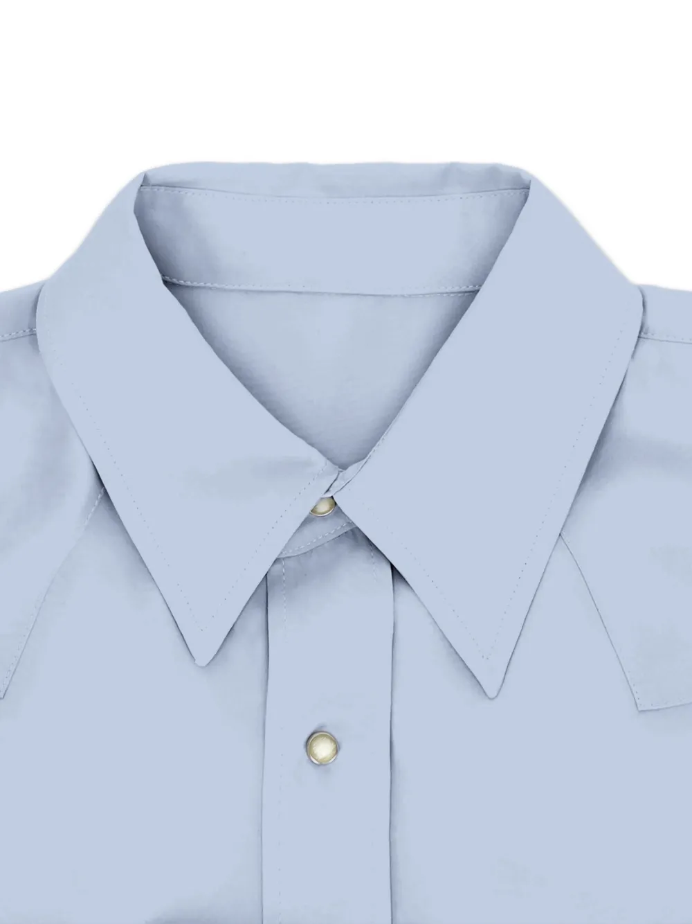 Flap-Pocket Silk Shirt