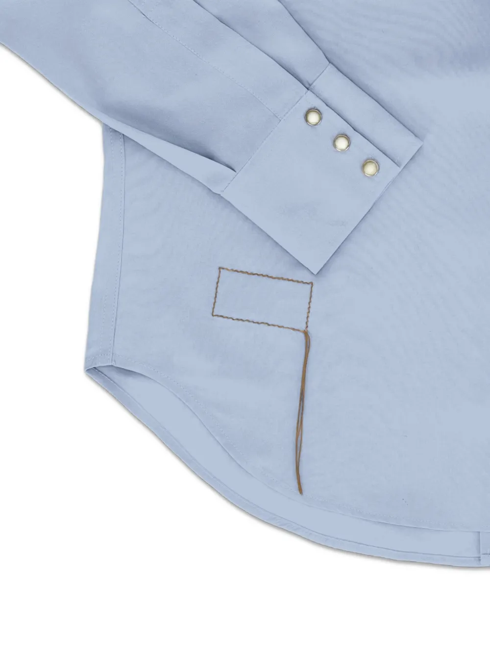 Flap-Pocket Silk Shirt