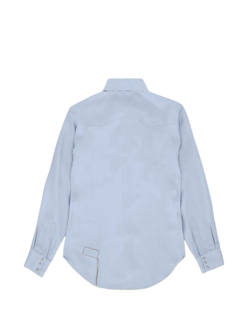 Flap-Pocket Silk Shirt
