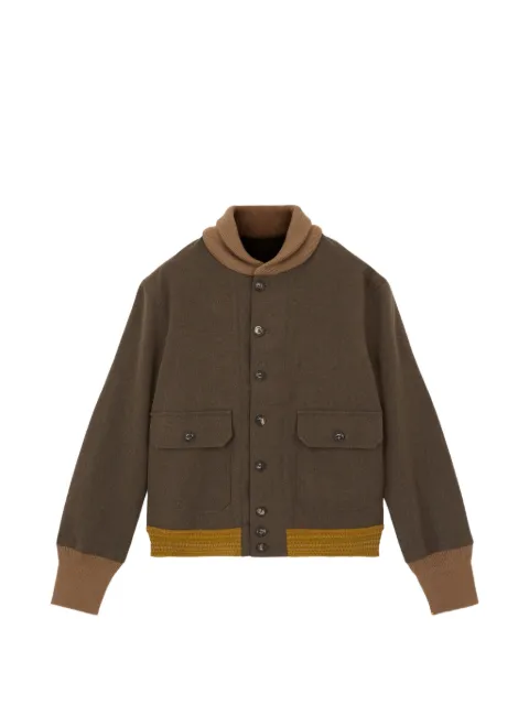 Fortela Regan buttoned pocket bomber jacket