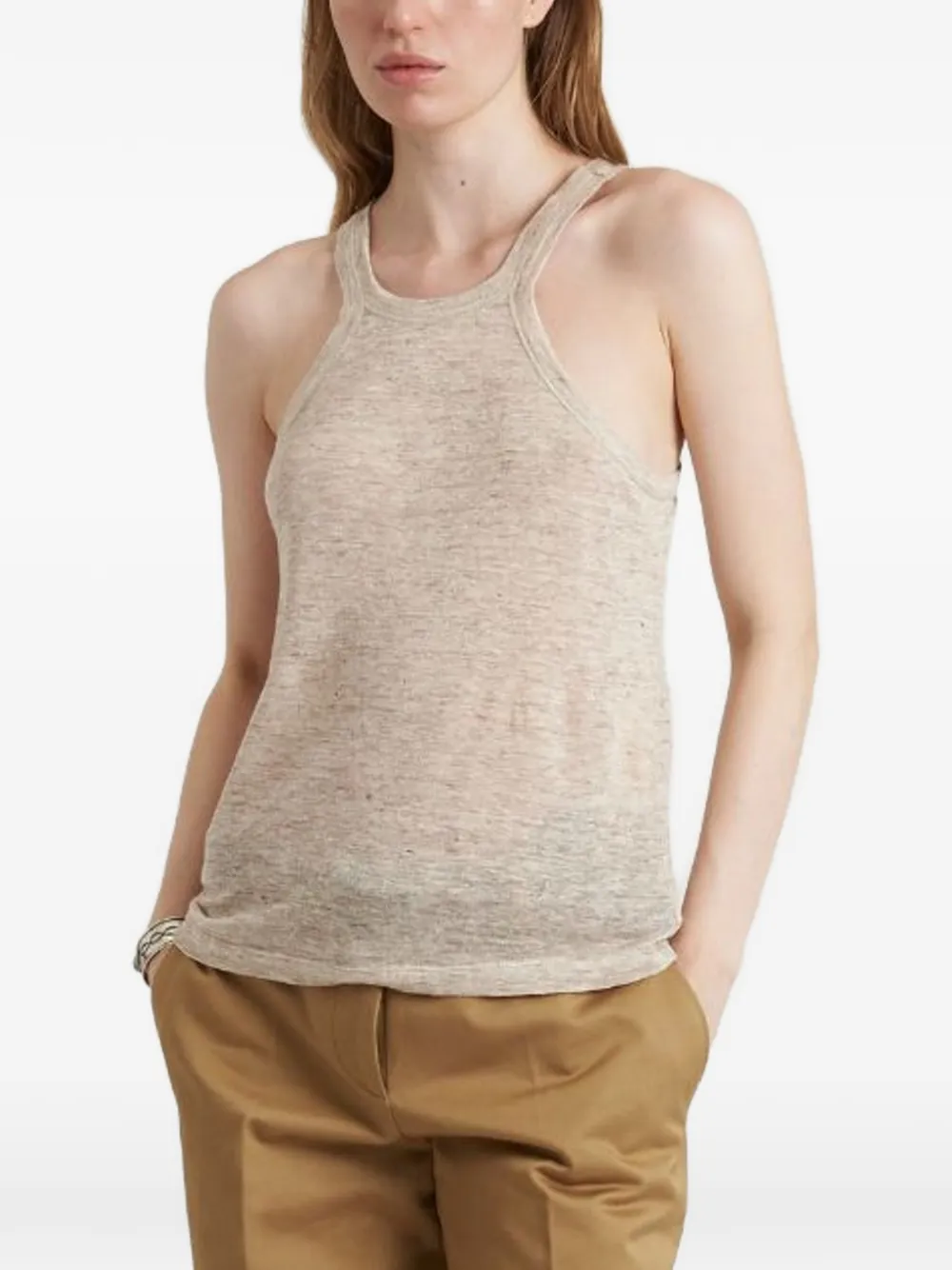  Fortela Cassidy Linen Tank Top - Neutrals 
