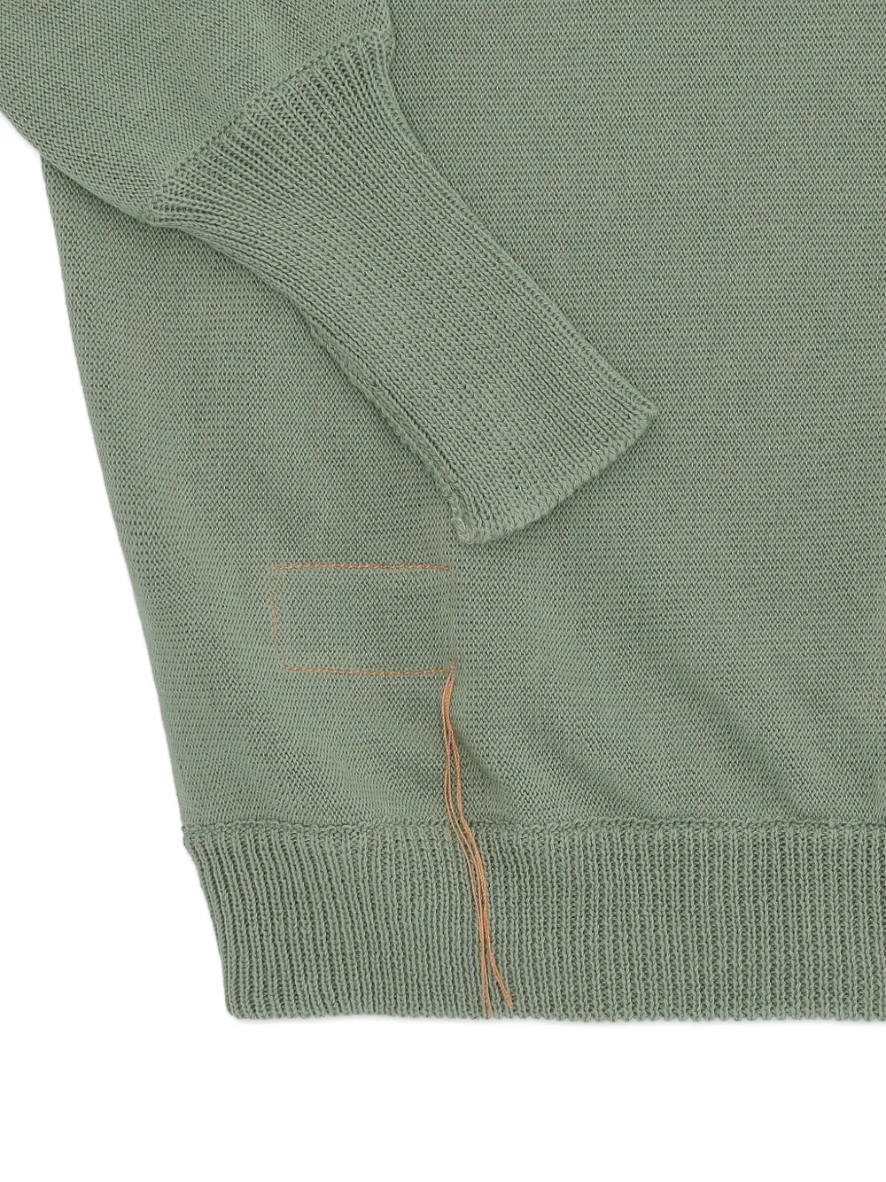 Fortela Buttoned Ribbed Cardigan in Green, view 4