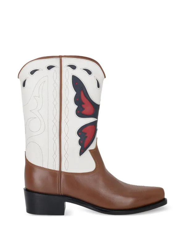Fortela Butterfly Camperos Boots in Brown