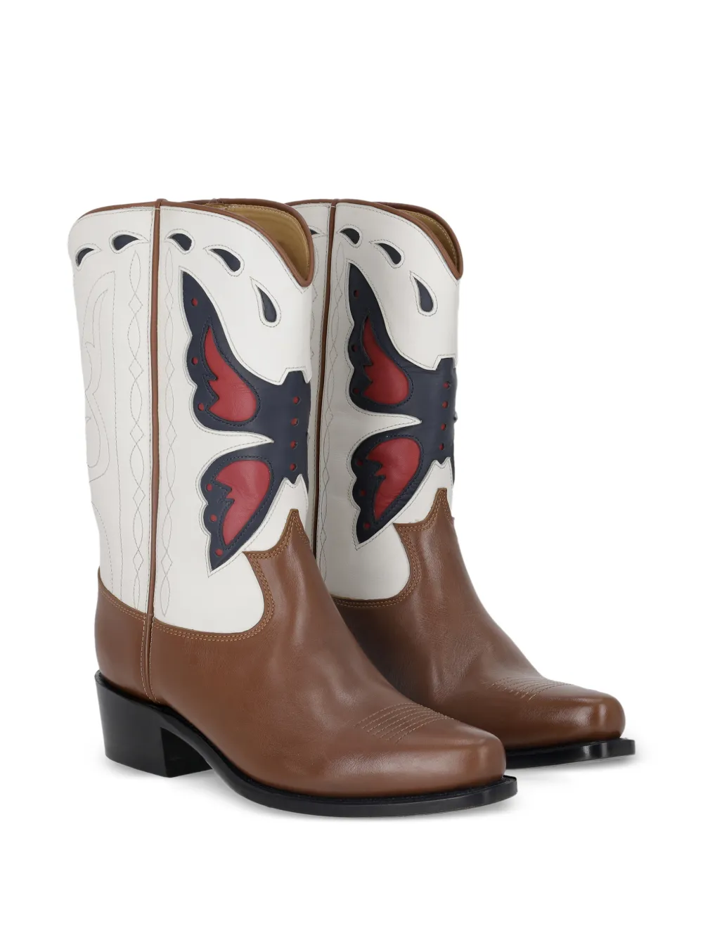  Fortela Butterfly Camperos Boots - Brown 