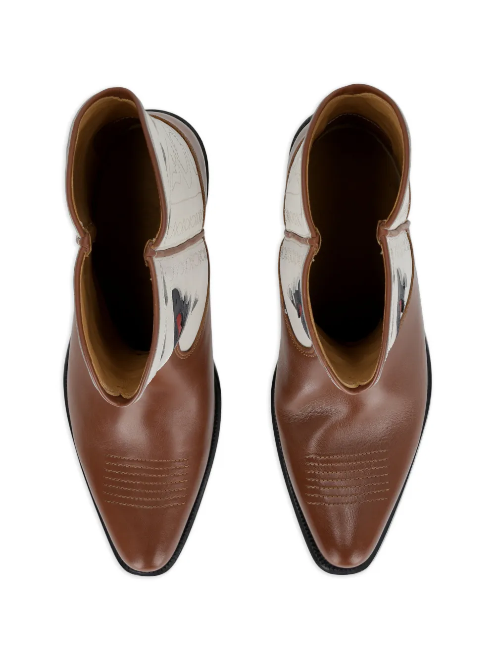  Fortela Butterfly Camperos Boots - Brown 