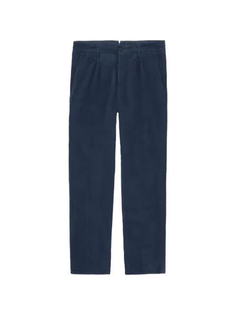Fortela corduroy welt-pocket trousers