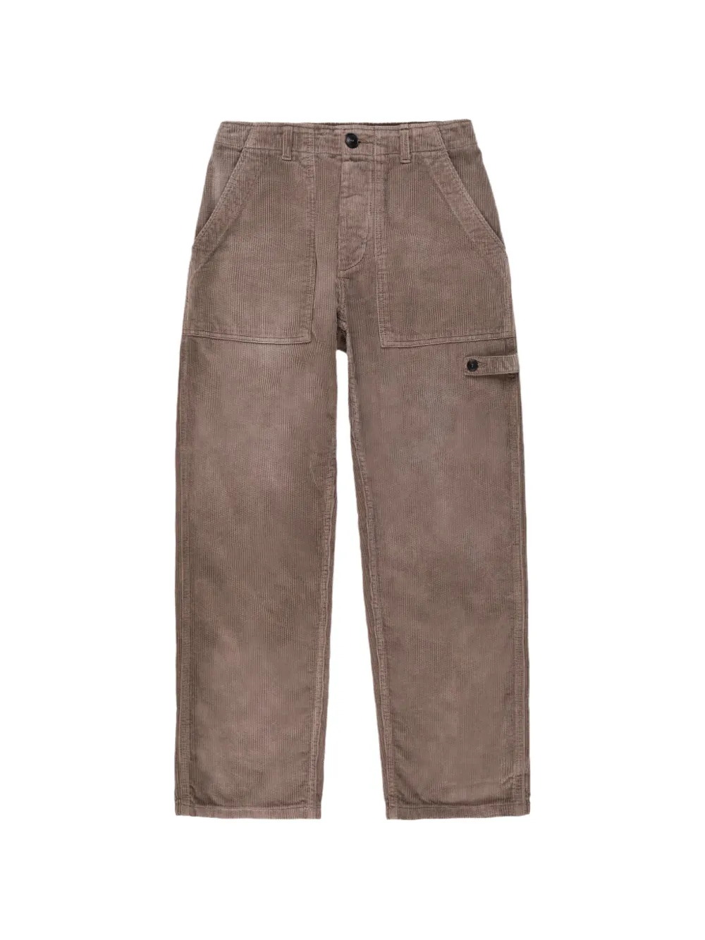 Fortela corduroy patch-pocket trousers - Marrone