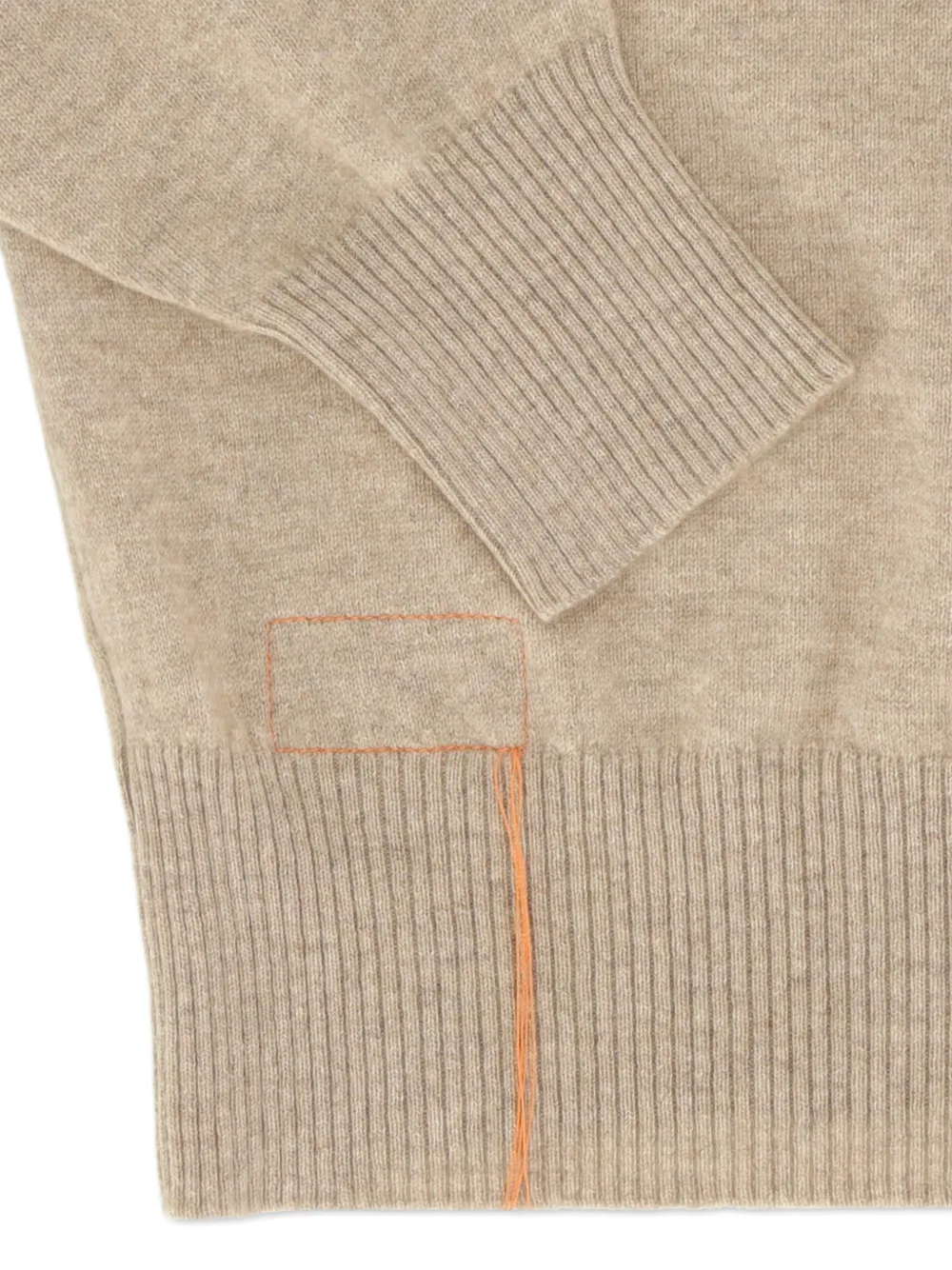Fortela Dora Crew-neck Cashmere Sweater in Neutrals, view 4