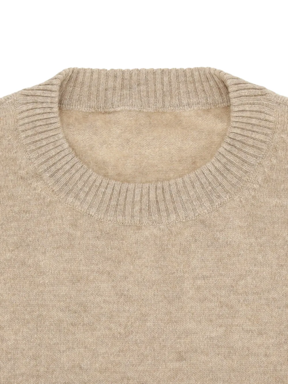 Fortela Dora Crew-neck Cashmere Sweater in Neutrals, view 3