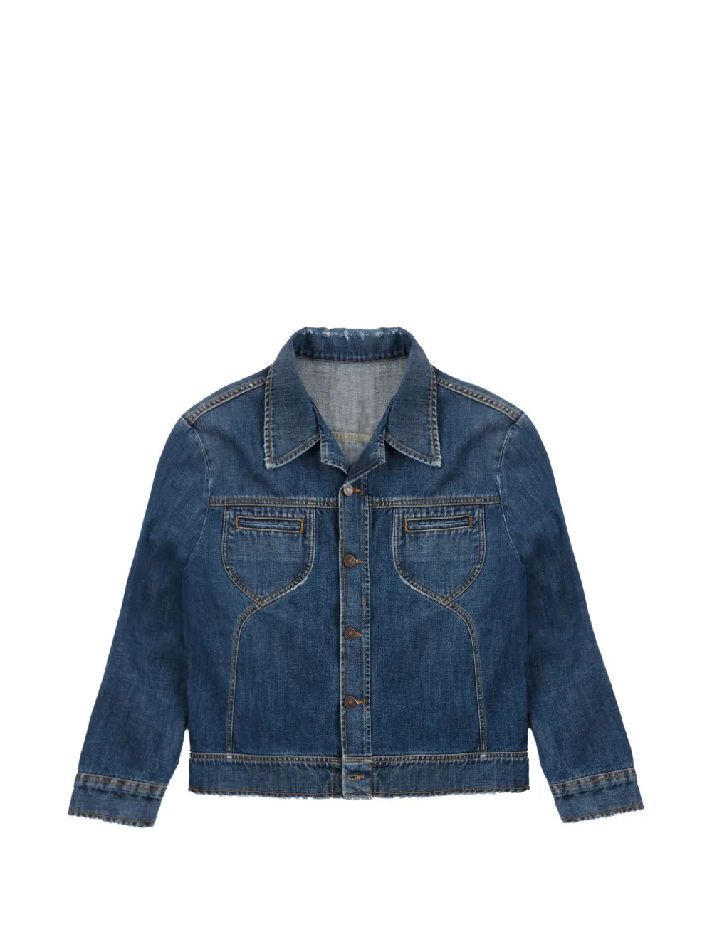 Fortela Whitneyj button-fastening denim jacket - Blu