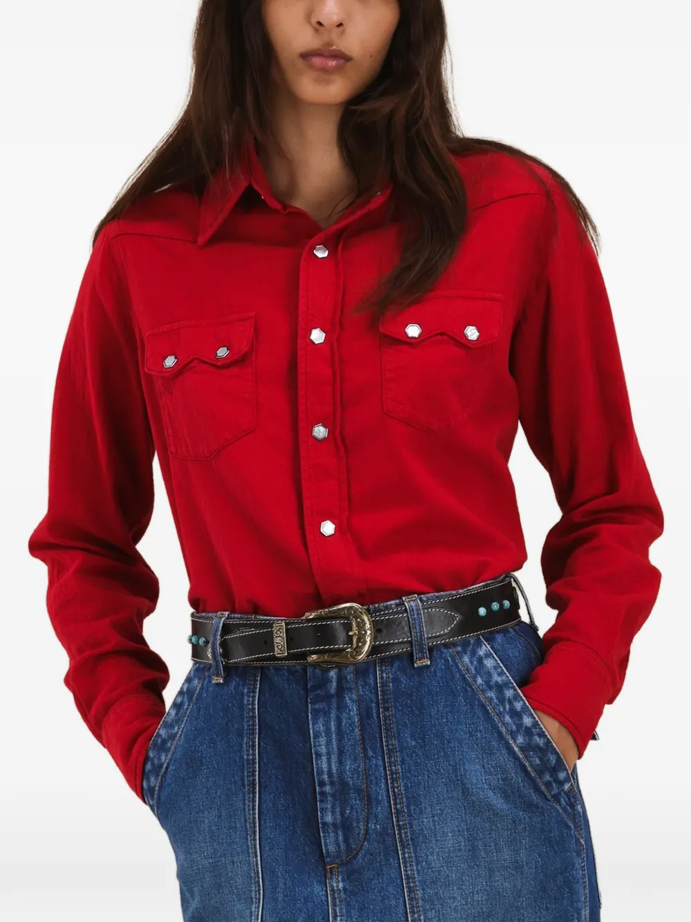 Fortela Toledo Shirt in Red, view 4