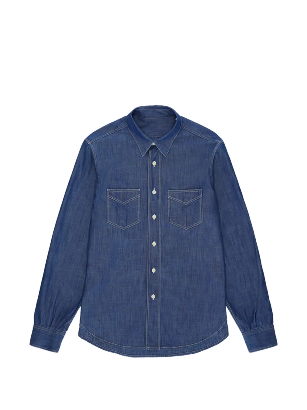 Fortela Osumi chambray shirt - Blu