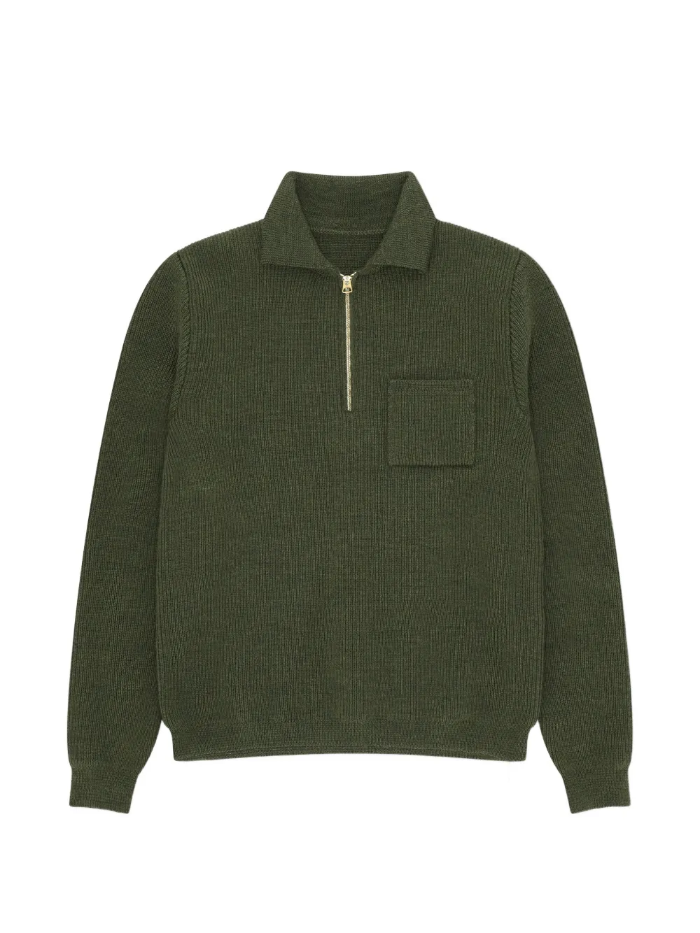 Fortela Dumbo zip-neck sweater - Green