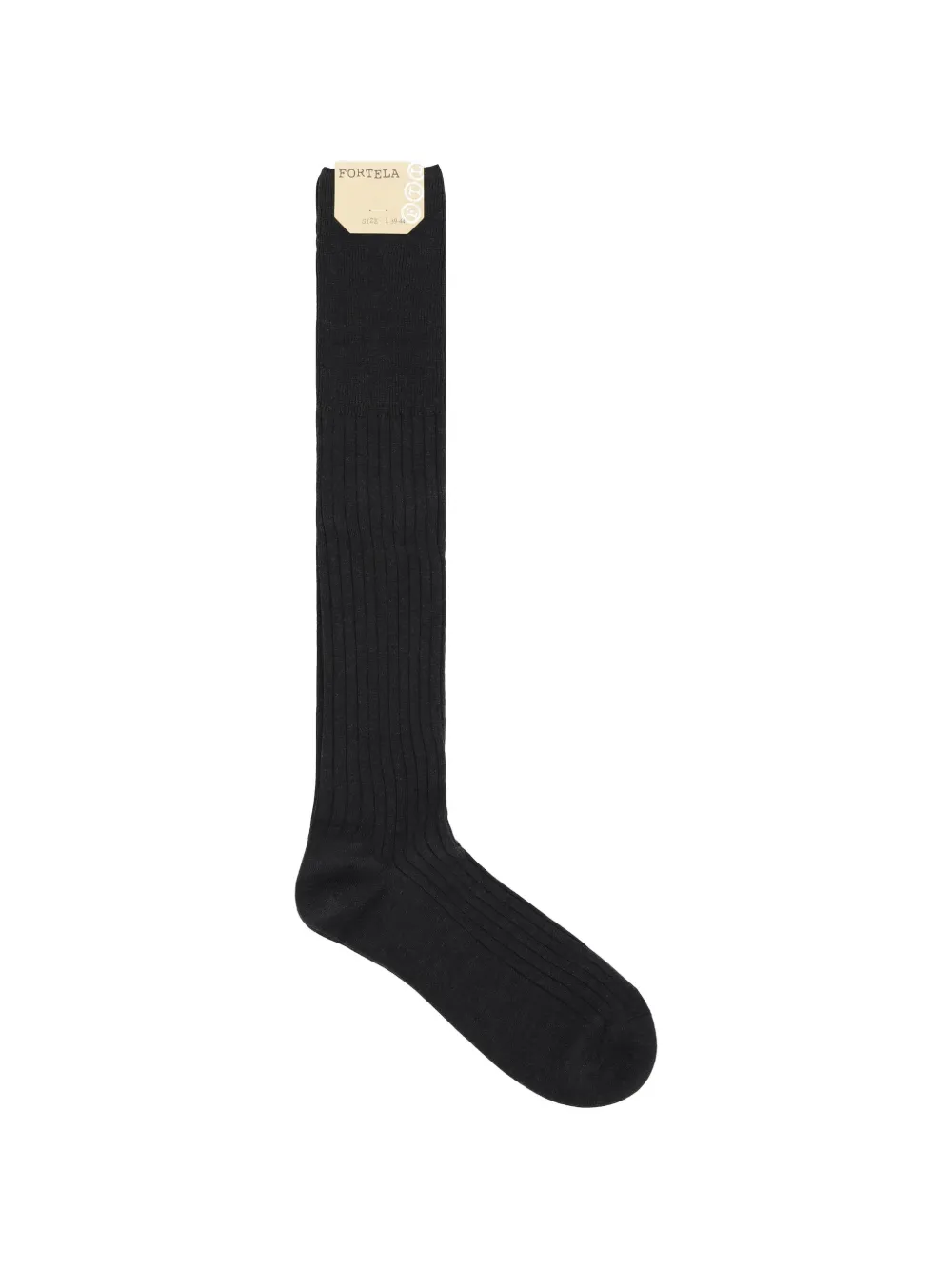 Fortela ribbed socks - Nero