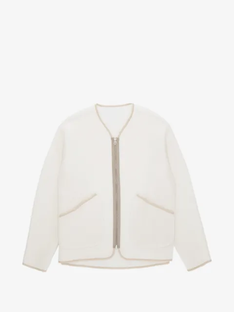 Fortela Sherpa contrast-trim wool jacket